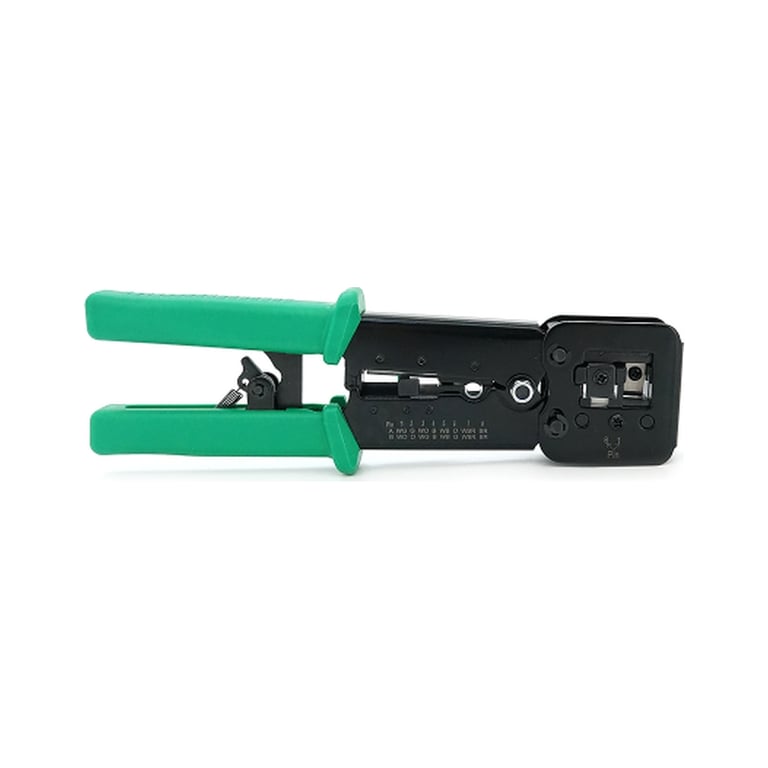Інструмент Voltronic VegGieg V-E113, для обтиску RJ-45 (8P8C) та RJ-12/11 (6P6C), 4P4C, чорний/зелений, Q10 (V-E113) - фото 2