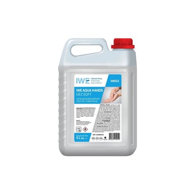 Антисептик для рук IWE M602 Aqua Hands Dez Soft 5 л (4820289450459) - фото 1