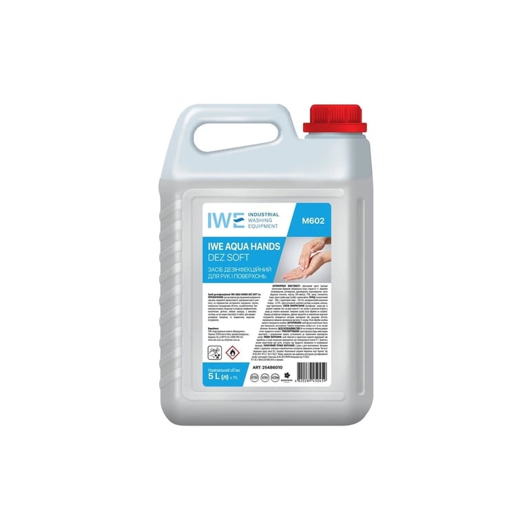 Антисептик для рук IWE M602 Aqua Hands Dez Soft 5 л (4820289450459)