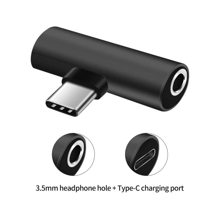 Перехідник USB-C M to USB-C F + 3.5mm F black XoKo (AC-205-BK) - фото 3