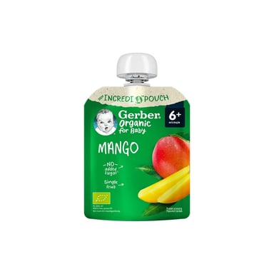 Дитяче пюре Gerber Organic манго з 6 місяців 80 г (1227092) - фото 1