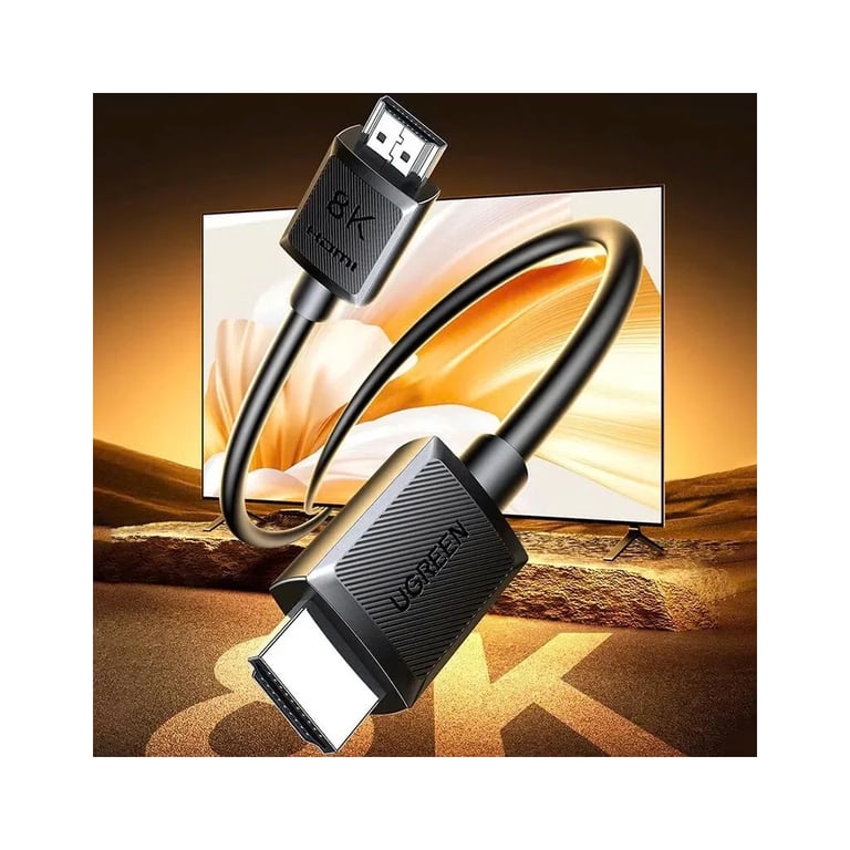 Кабель мультимедійний HDMI M to HDMI M 3.0m 8K60Hz 48Gbps black Ugreen (45433) - фото 3