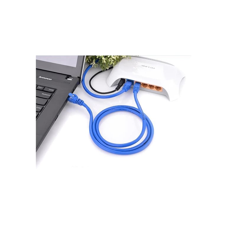 Патч-корд 3m U/UTP cat 6 RJ-45 blue Ugreen (11204) - фото 2