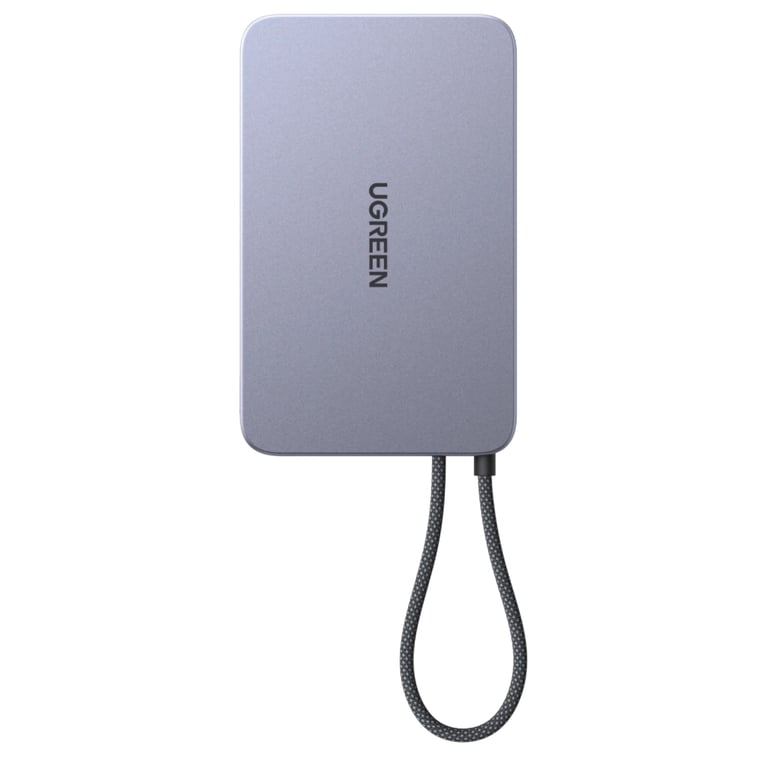 Батарея універсальна Ugreen 10000mAh 30W 1xUSB-C + 15W Magnetic Wireless + cable USB-C black (75982B) - фото 4