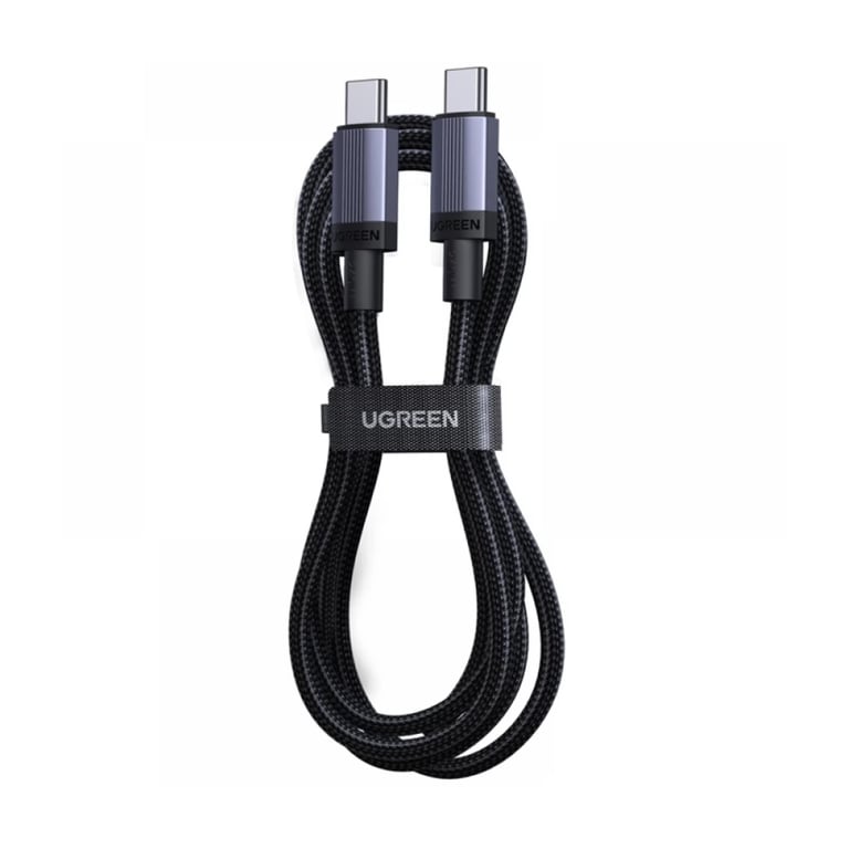 Дата кабель USB-C to USB-C 0.5m 100W 480Mbps black Ugreen (65831) - фото 3