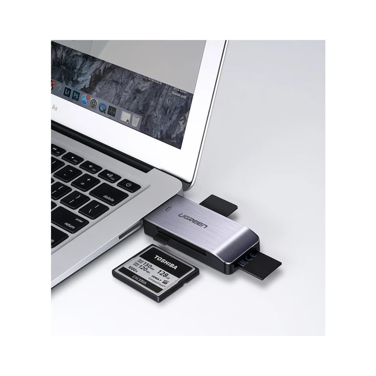 Зчитувач флеш-карт USB-A 3.0 to TF/SD/CF/MS Multifunction Card Reader Multi-Read Ugreen (50541) - фото 2
