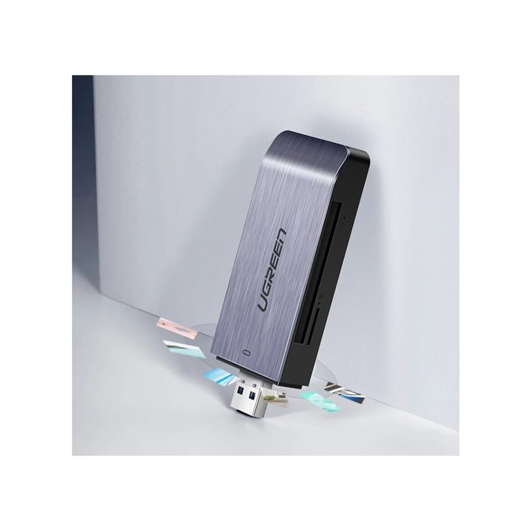 Зчитувач флеш-карт USB-A 3.0 to TF/SD/CF/MS Multifunction Card Reader Multi-Read Ugreen (50541) - фото 3