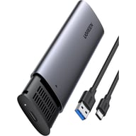 Кишеня зовнішня Ugreen USB-C to M.2 B-Key/M+B Key SSD 5Gbps SATA 3.0 aluminum 0.5m (10903) - фото 1