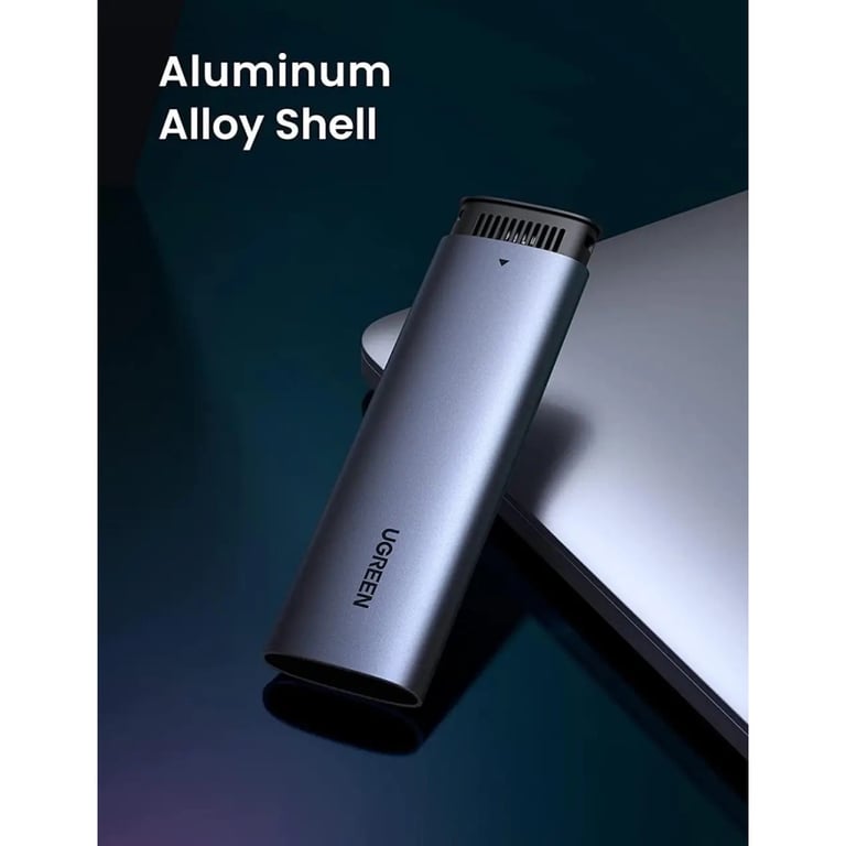 Кишеня зовнішня Ugreen USB-C to M.2 B-Key/M+B Key SSD 5Gbps SATA 3.0 aluminum 0.5m (10903) - фото 6