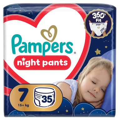 Підгузки Pampers Night Pants Розмір 7 (15+ кг) 35 шт (8006530320573) - фото 1
