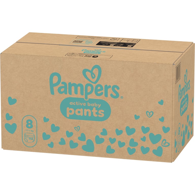 Підгузки Pampers Active Baby Pants Розмір 8 (17+ кг) 112 шт (8006530315661) - фото 2