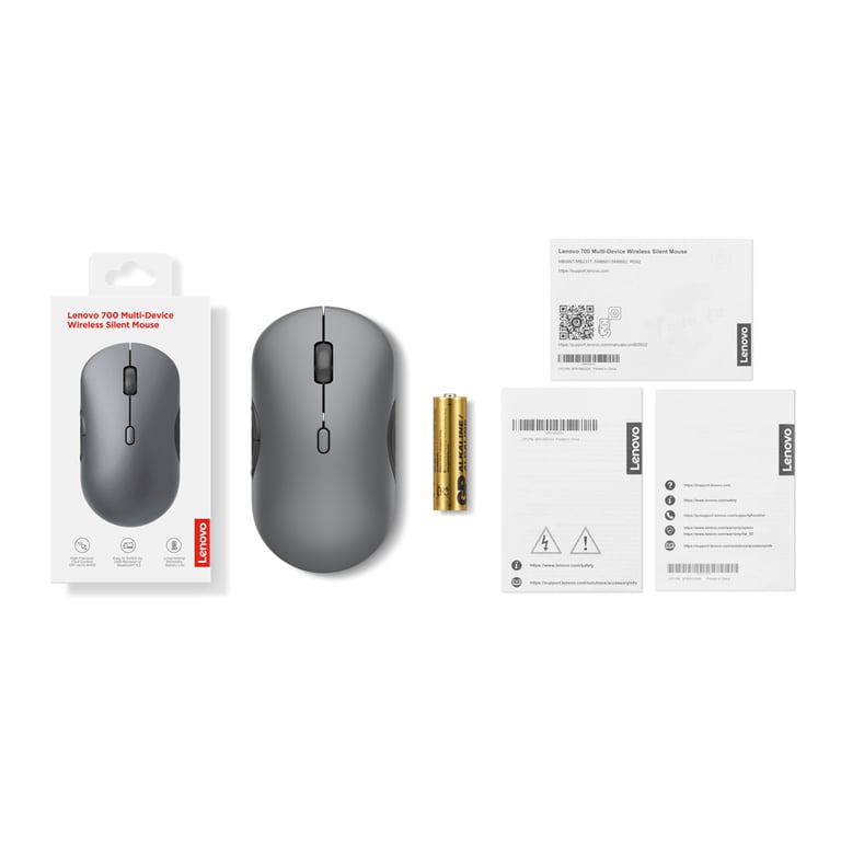 Мишка Lenovo 700 Multi-Device Wireless Luna Grey (GY51S61898) - фото 6