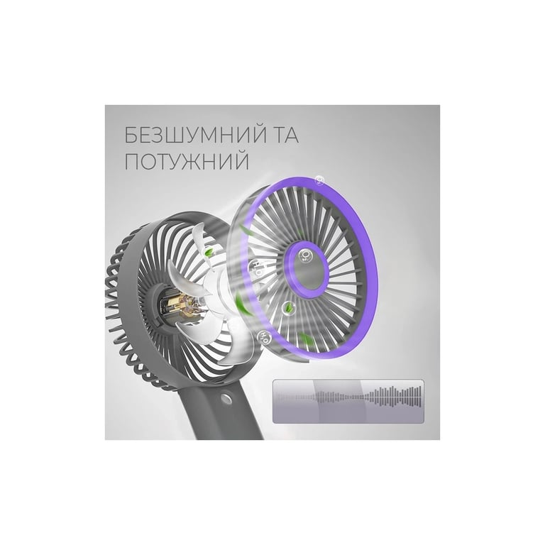 Вентилятор DYXON MEGAFAN 3003 Gray - фото 4
