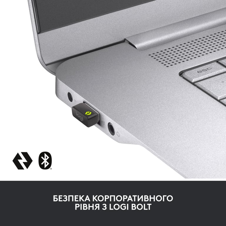 Мишка Logitech MX Master 3S Performance for Business Wireless/Bluetooth + Mouse Pad Studio Series Graphite (MX910-006582) - фото 2