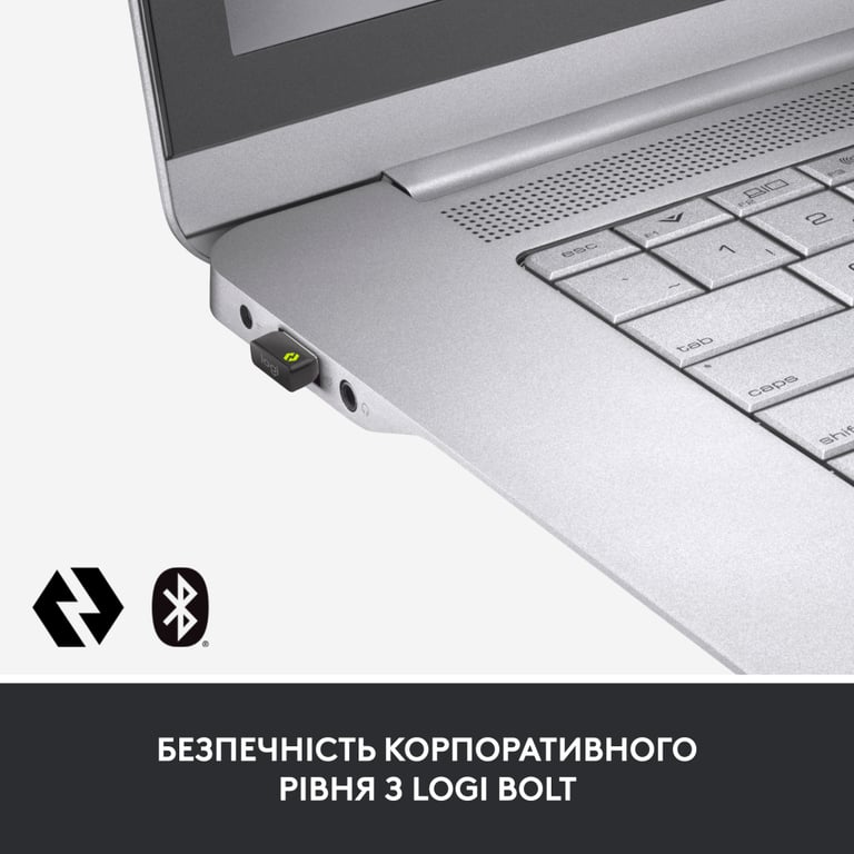 Комплект Logitech MX Keys for Business UA Graphite + Desk Mat Studio Series Mid Grey (MX920-010933) - фото 2