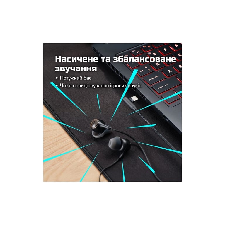 Навушники HyperX Cloud Earbuds III S Wired Black (BN7S1AA) - фото 6