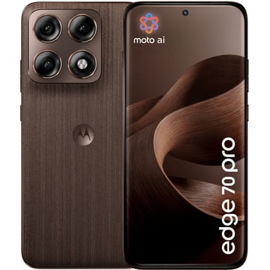 Мобільний телефон Motorola Edge 70 Pro 8/256GB Chicory Coffee (Wood) (PBC20086RS) - фото 1