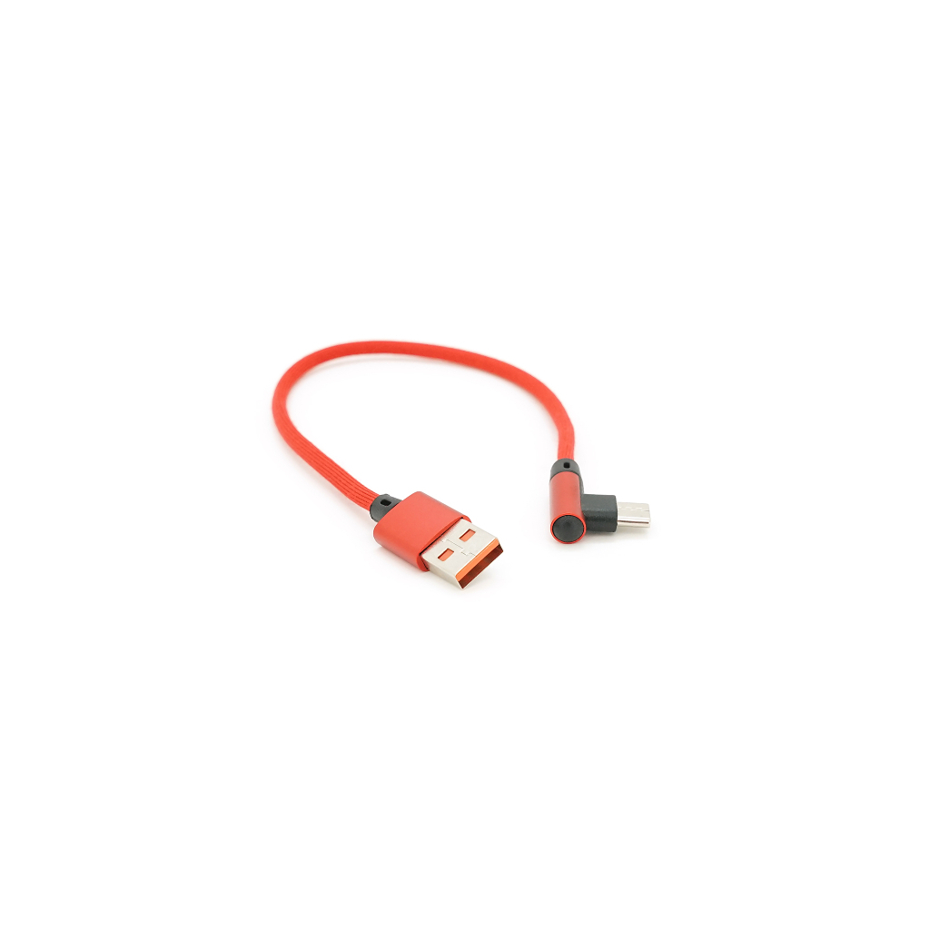Дата кабель USB 2.0 AM to USB-C 0.25m QC3.0 PD 90° corner braided red Voltronic (YT-USB-TypeC-2.0m/R) - фото 3 Дата кабель USB 2.0 AM to USB-C 0.25m QC3.0 PD 90° corner braided red Voltronic (YT-USB-TypeC-2.0m/R) - фото 3