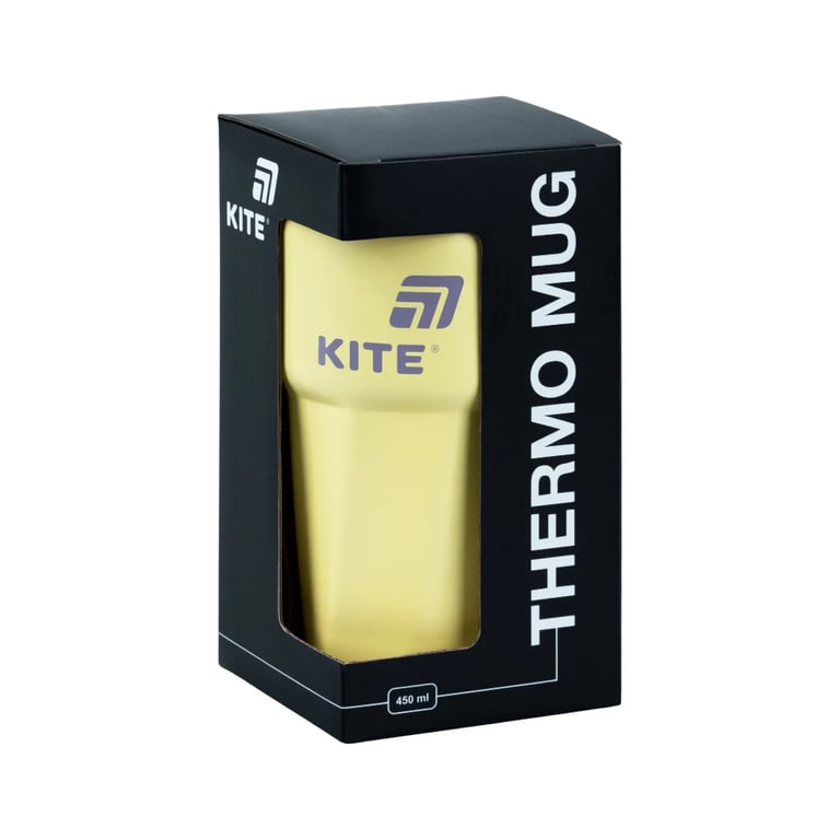Термокружка Kite K26-1220 450 мл, жовта (K26-1220-3) - фото 5