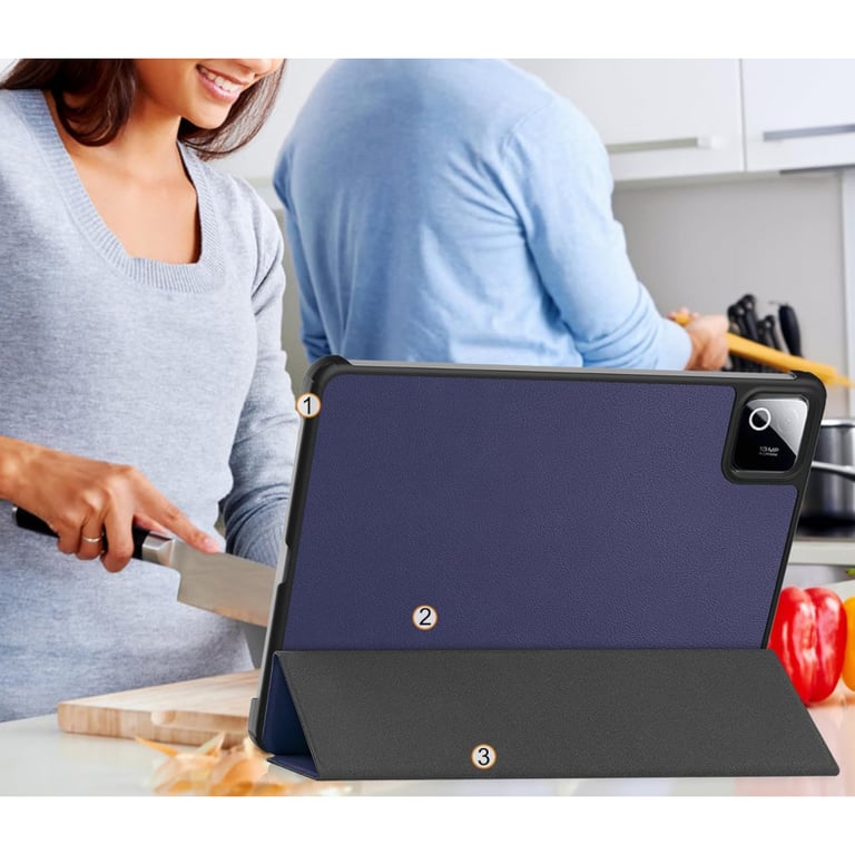 Чохол до планшета BeCover Smart Case Xiaomi Pad 8 / 8 Pro 11.2" Deep Blue (714581) - фото 6
