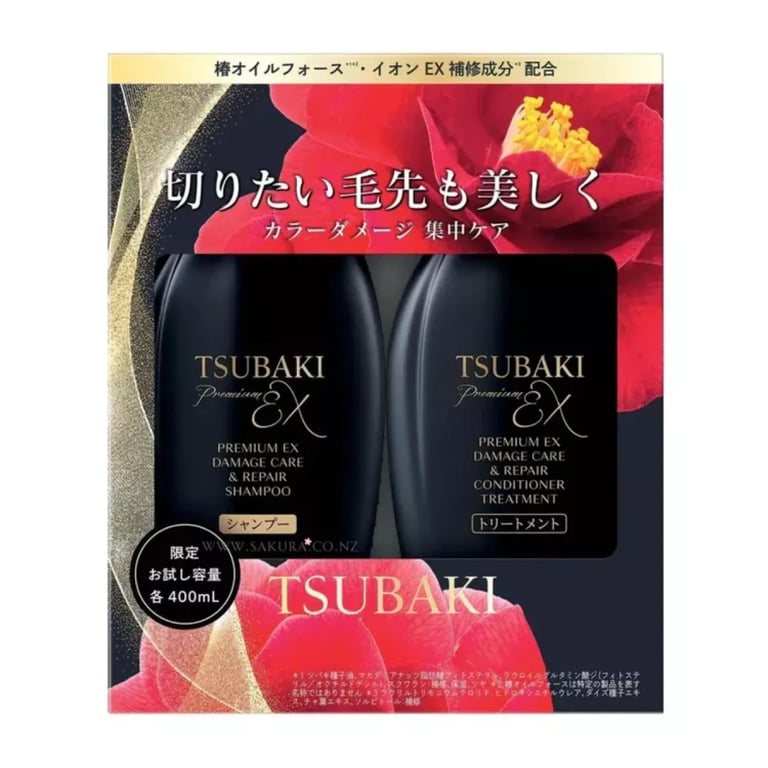 Набір косметики Finetoday Tsubaki Premium EX Damage Care & Repair Kit 2 х 400 мл (4550516495556) - фото 2