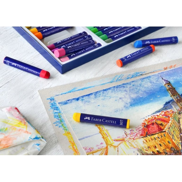 Пастель Faber-Castell Oil Pastels, 24 кольори, 127024 (5520) - фото 3