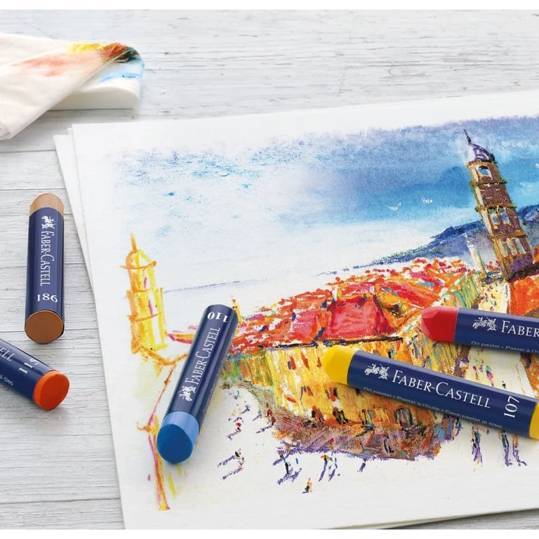 Пастель Faber-Castell Oil Pastels, 24 кольори, 127024 (5520) - фото 4