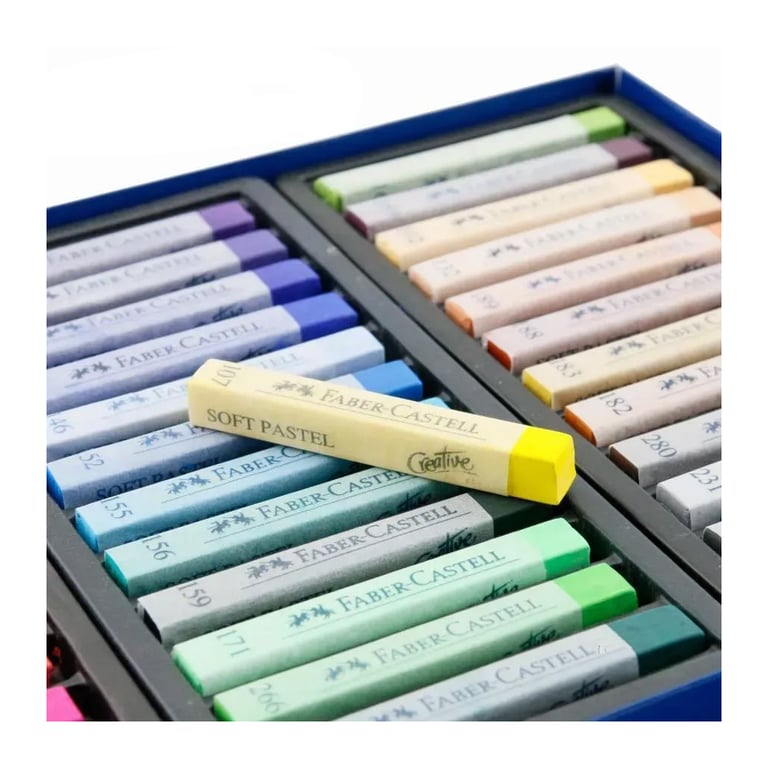 Пастель Faber-Castell Soft Pastels, м'яких, довжина крейди 70 мм, 24 кольори, 128324 (16794) - фото 6