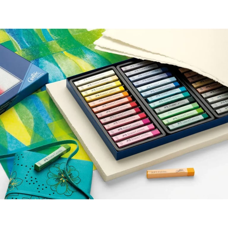 Пастель Faber-Castell Soft Pastels, м'яких, довжина крейди 70 мм, 24 кольори, 128324 (16794) - фото 7