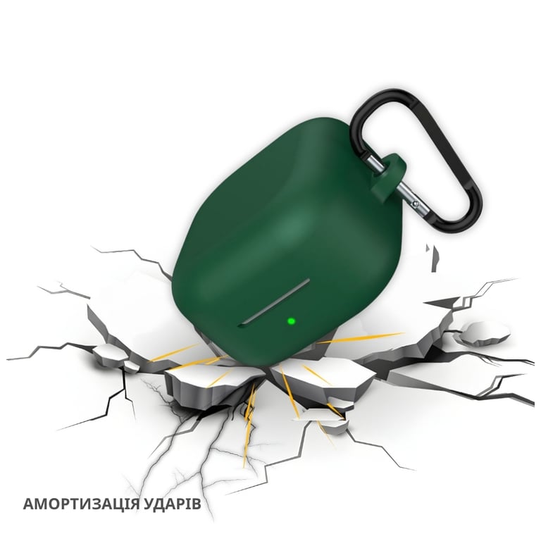 Чохол для навушників BeCover Silicon для Samsung Galaxy Buds 4 / 4 Pro Green (715876) - фото 2