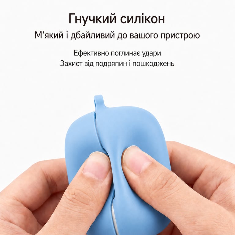 Чохол для навушників BeCover Silicon для Xiaomi Redmi Buds 8 Active Blue (715902) - фото 4
