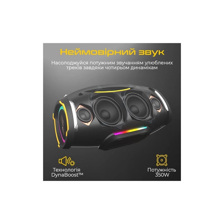Акустична система HiFuture BoomBeat Black (boombeat.black) - фото 3