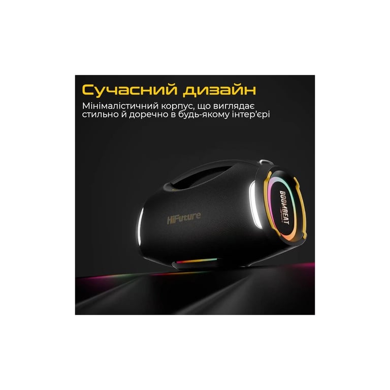 Акустична система HiFuture BoomBeat Black (boombeat.black) - фото 9
