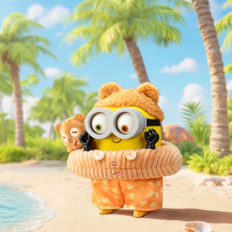 М'яка іграшка Pop Top сюрприз 52Toys Bob & Tim Посіпаки (25ZB301XHRTJ001) - фото 4