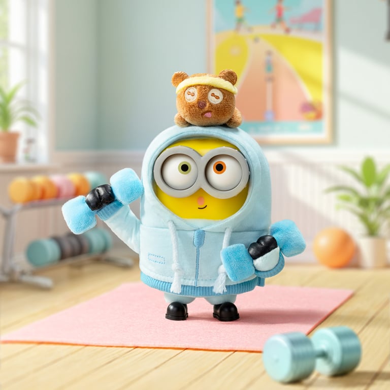 М'яка іграшка Pop Top сюрприз 52Toys Bob & Tim Посіпаки (25ZB301XHRTJ001) - фото 7
