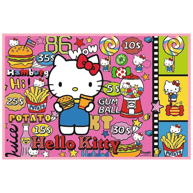 Пазл Trefl Hello Kitty Вітаю Кітті та друзів 2х200 елементів (5900511133363) - фото 3