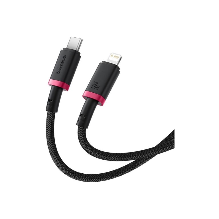 Дата кабель USB-C to Lightning 2.0m 20W red+black Baseus (P10377800U01-03) - фото 2