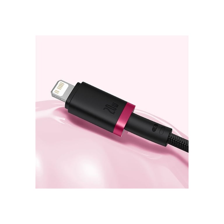 Дата кабель USB-C to Lightning 2.0m 20W red+black Baseus (P10377800U01-03) - фото 5