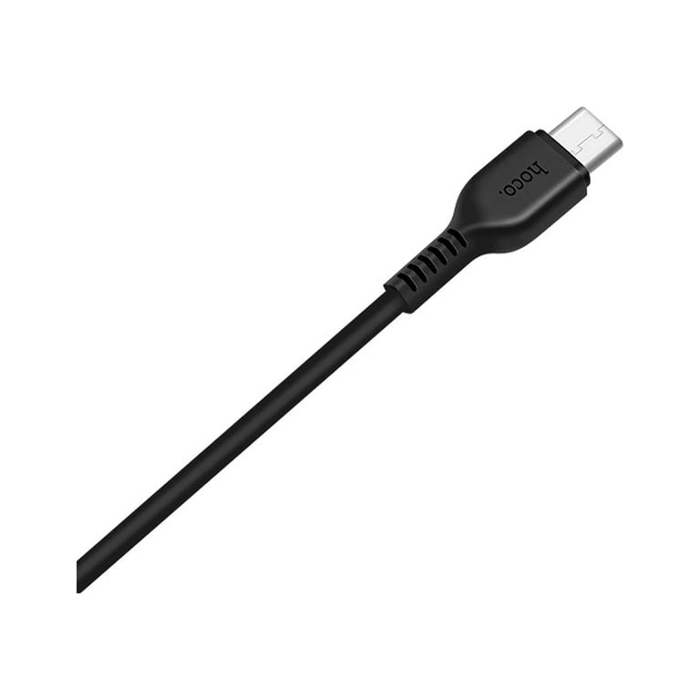 Дата кабель USB 2.0 AM to USB-C 2.0m 3A X20 black HOCO (6957531068907) - фото 2