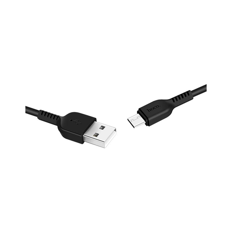 Дата кабель USB 2.0 AM to USB-C 2.0m 3A X20 black HOCO (6957531068907) - фото 3