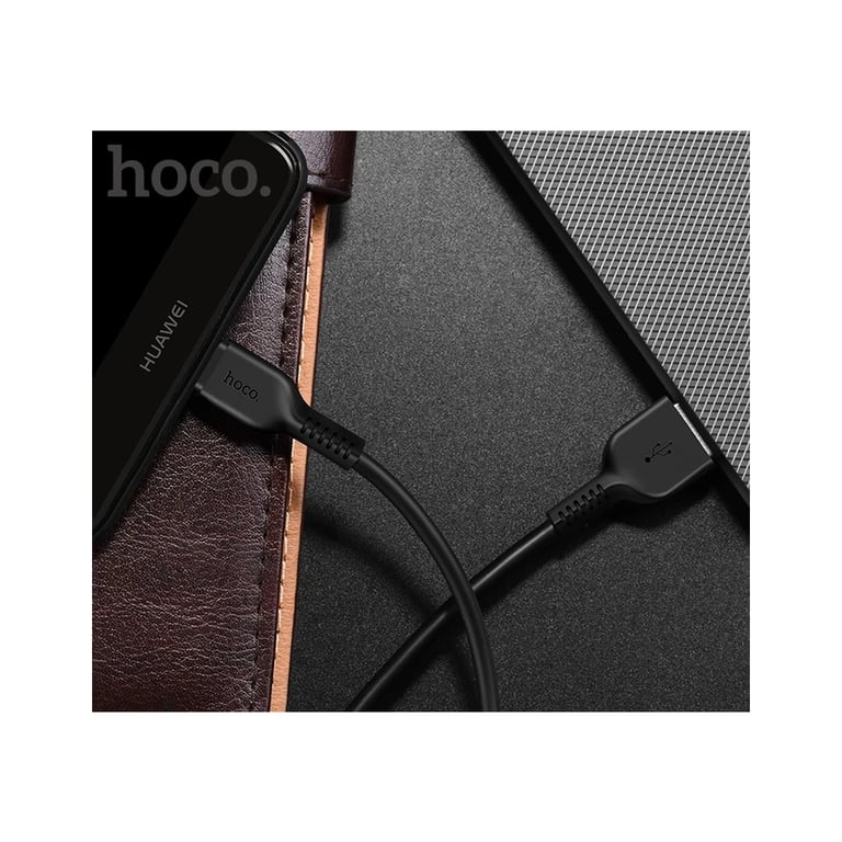 Дата кабель USB 2.0 AM to USB-C 2.0m 3A X20 black HOCO (6957531068907) - фото 6