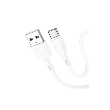Дата кабель USB 2.0 AM to USB-C 1.0m 3A X83 white HOCO (6931474770912) - фото 1