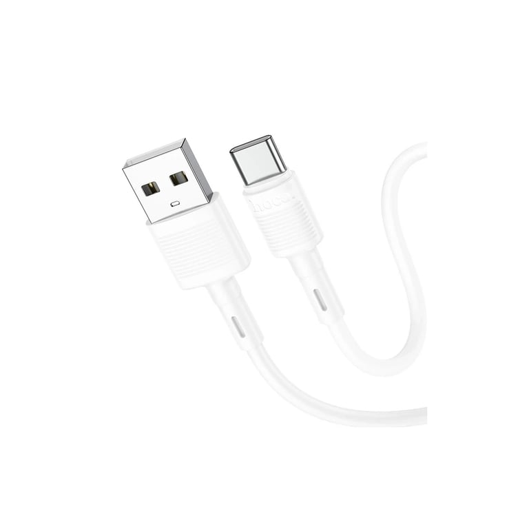 Дата кабель USB 2.0 AM to USB-C 1.0m 3A X83 white HOCO (6931474770912) - фото 1