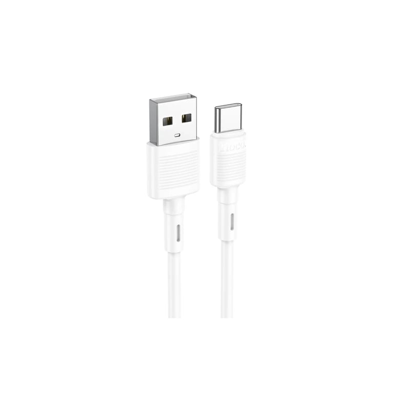 Дата кабель USB 2.0 AM to USB-C 1.0m 3A X83 white HOCO (6931474770912) - фото 4