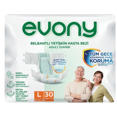 Підгузки для дорослих Evony 3 Large 30 шт (8690536849208) - фото 1