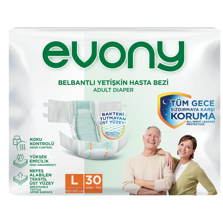 Підгузки для дорослих Evony 3 Large 30 шт (8690536849208)