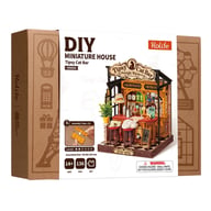 Конструктор Robotime Rolife дерев'яний 3DTipsy Cat Bar (DS054) - фото 6