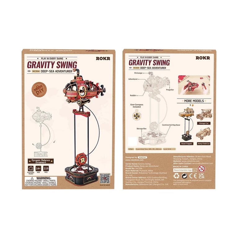 Конструктор Robotime Rokr 3D Глибоководневий шукач пригод (MCD04) - фото 3