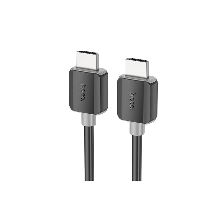 Кабель мультимедійний HDMI M to HDMI M 2.0m V2.0 4K black HOCO (6931474799395) - фото 1