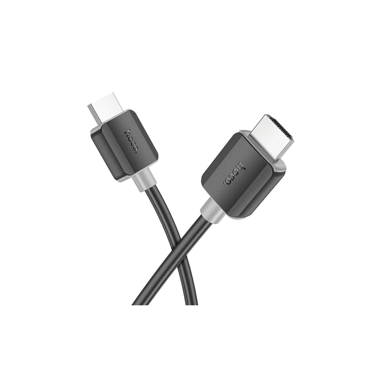 Кабель мультимедійний HDMI M to HDMI M 2.0m V2.0 4K black HOCO (6931474799395) - фото 2